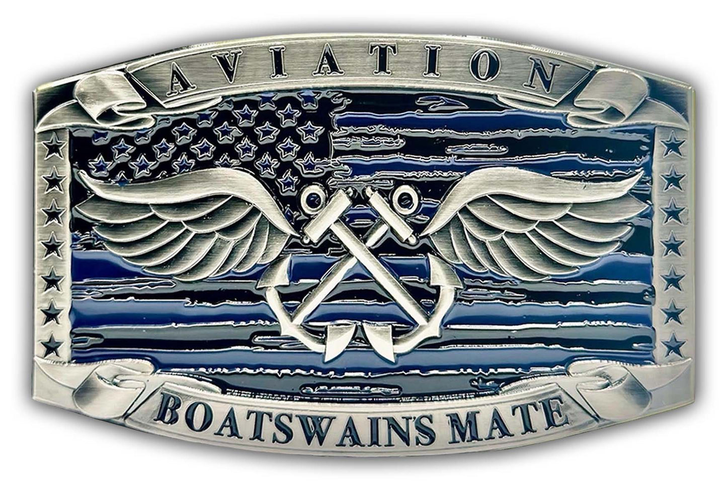 Aviation Boatswain's Mate Buckle (Blue)