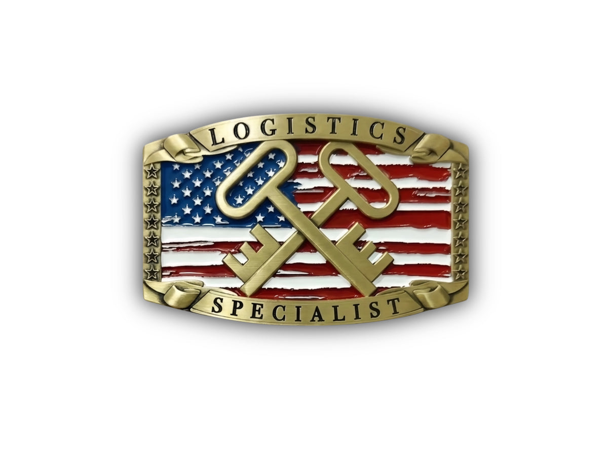 Navy Logistics Specialist Belt Buckle