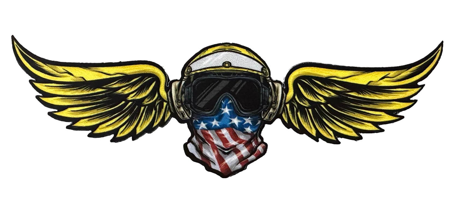 Aviation Boatswain’s Mate Cranial Wing Patch (Yellow)