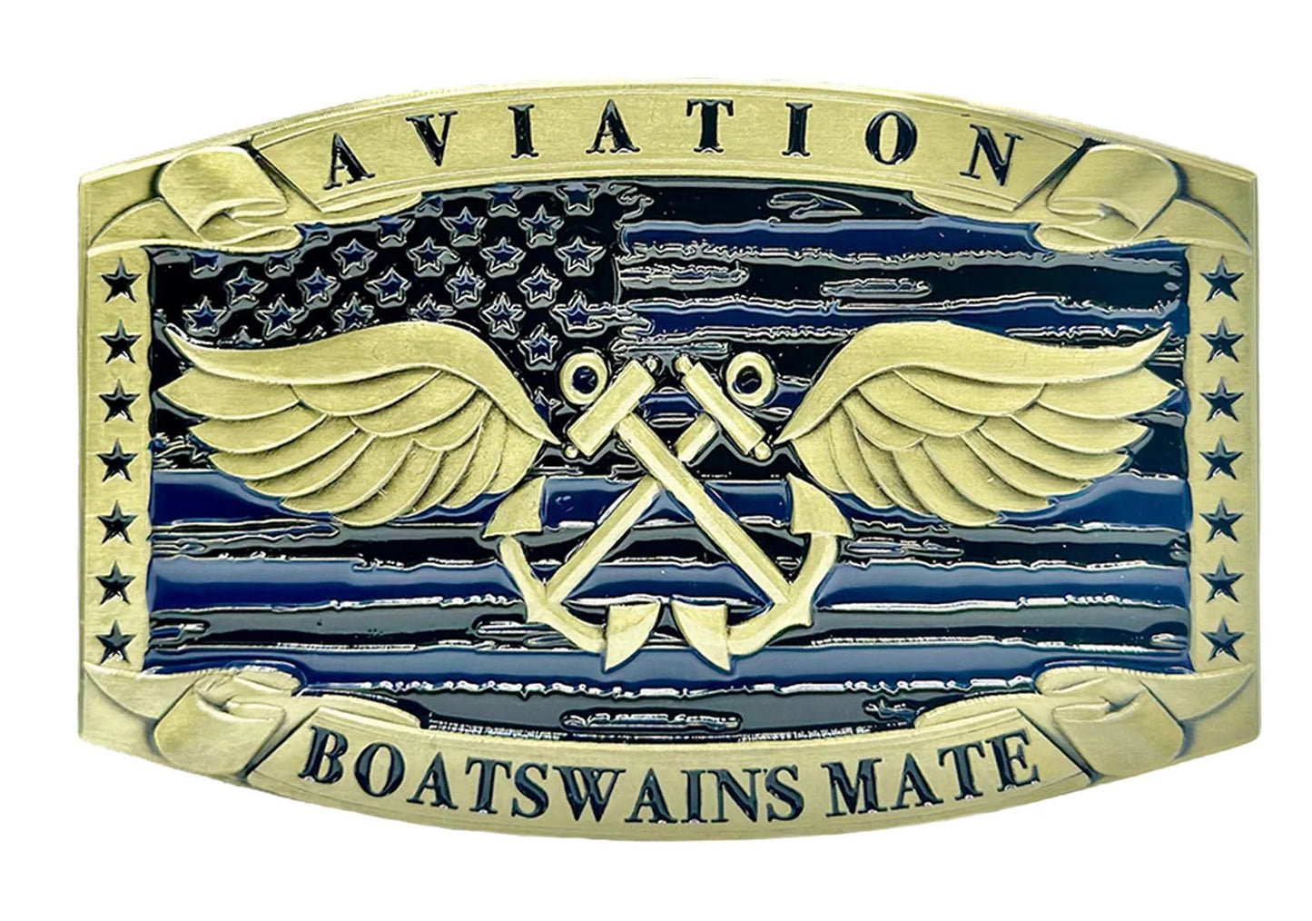 Aviation Boatswain's Mate Buckle (Blue)