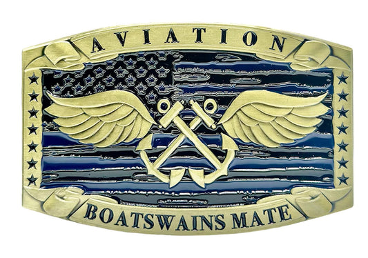 Aviation Boatswain's Mate Buckle (Blue)