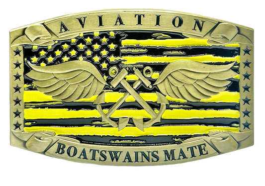 Aviation Boatswain’s Mate Buckle (Yellow)