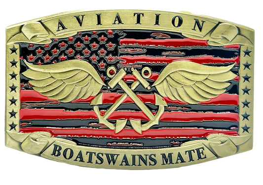 Aviation Boatswain’s Mate Buckle (Red)