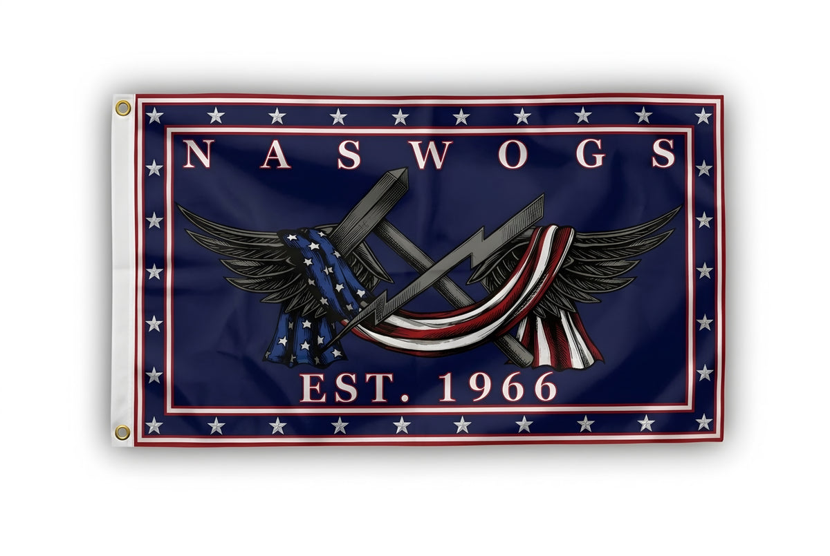NASWOGS Flag - Navy Red White & Blue | 1944 Collectibles