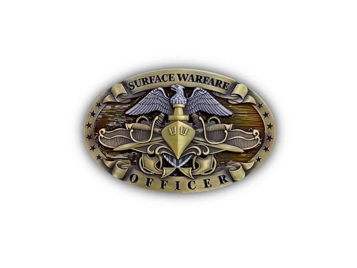 Surface Warfare Officer Belt Buckle